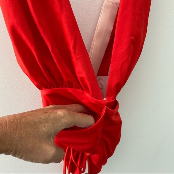 HAH Hot as Hell Comin in Haht Plunging Swimsuit S - Picture 3 of 8